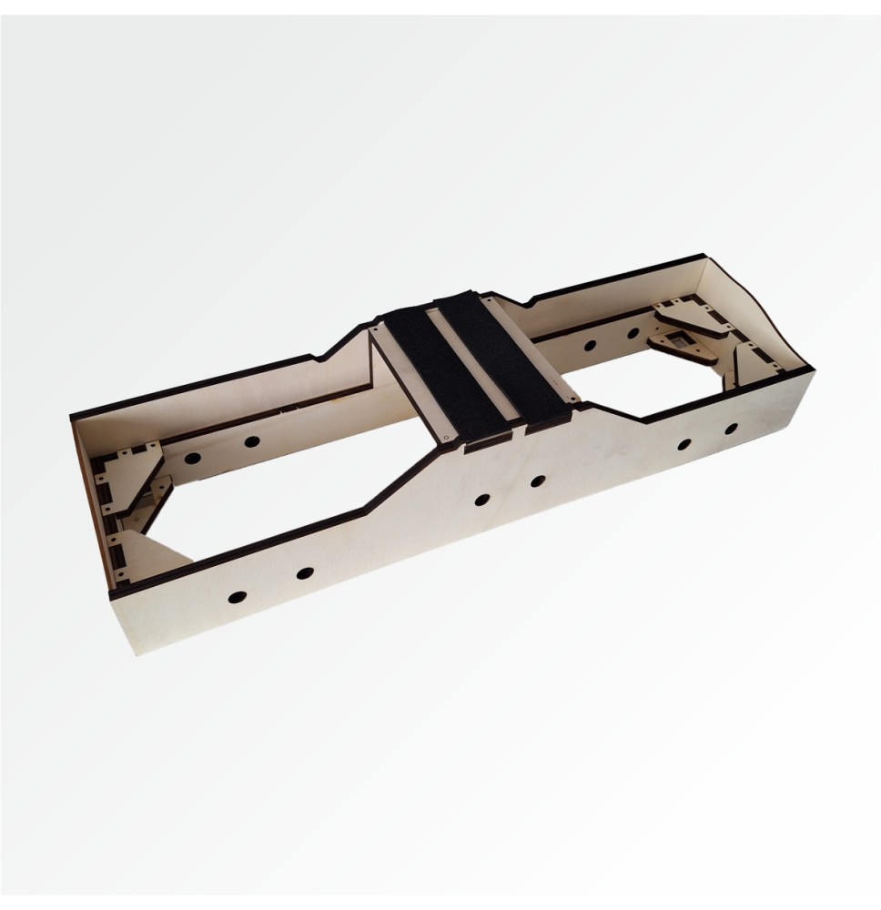 Modul rovný dvojkolejný 15 cm – čela 2D99 a 2E99