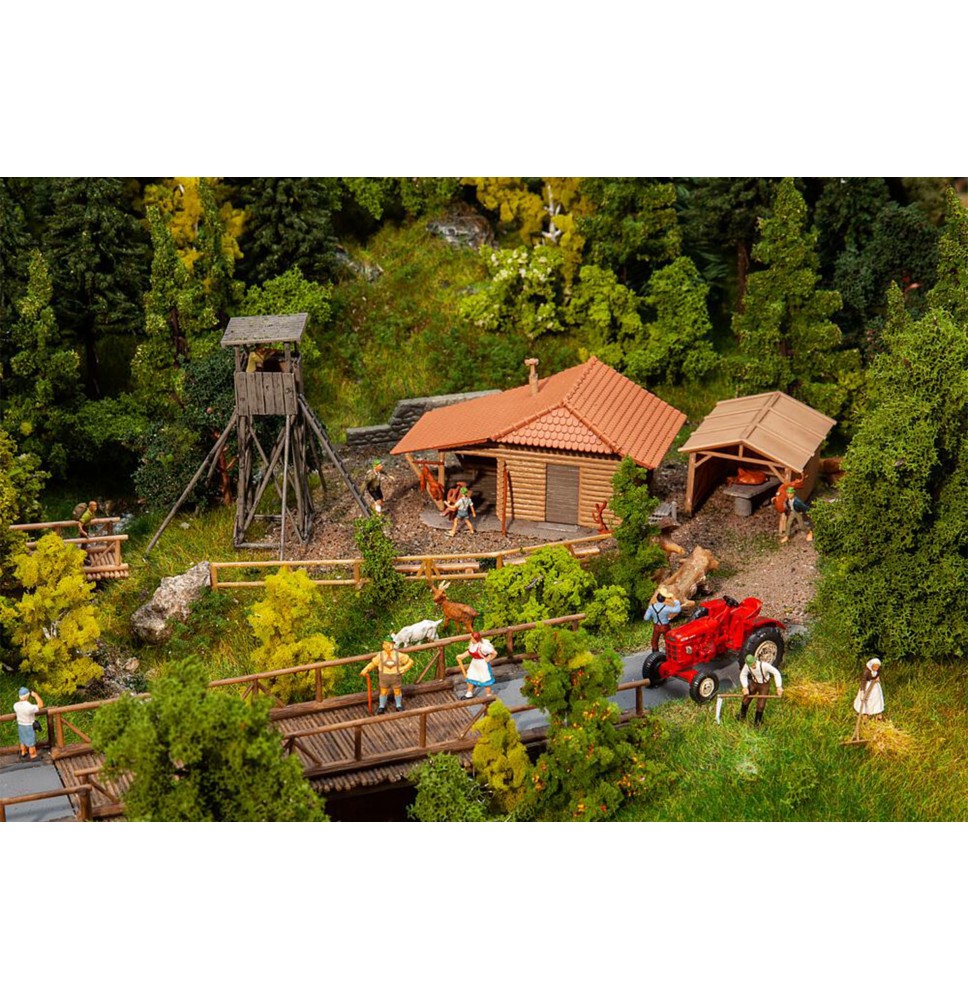 Lovecká chata s posedem