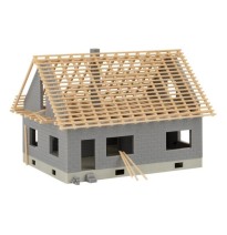 Staveniště s jeřábem