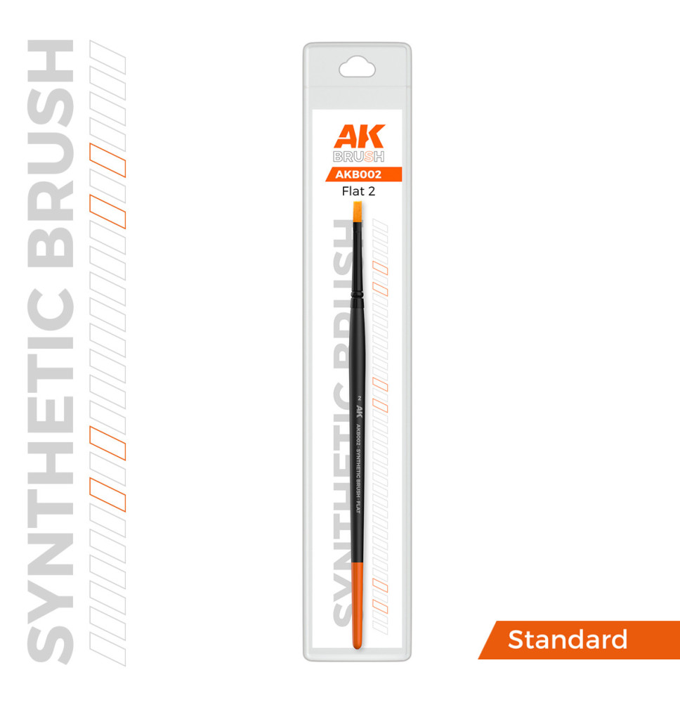 AK SYNTHETIC BRUSH - FLAT 2