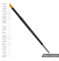 AK SYNTHETIC BRUSH - ANGULAR