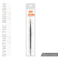 AK SYNTHETIC BRUSH - LINER 17mm