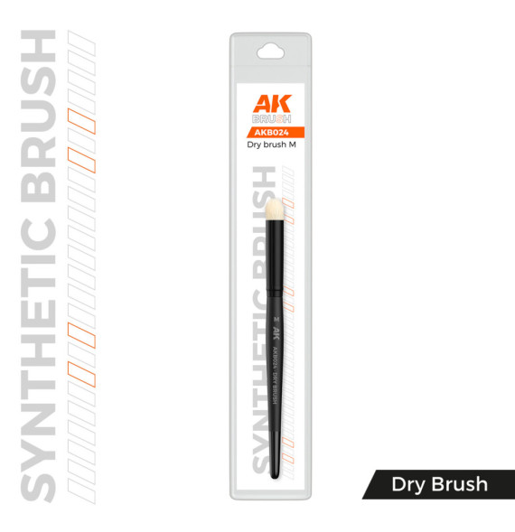 AK SYNTHETIC DRY BRUSH - M