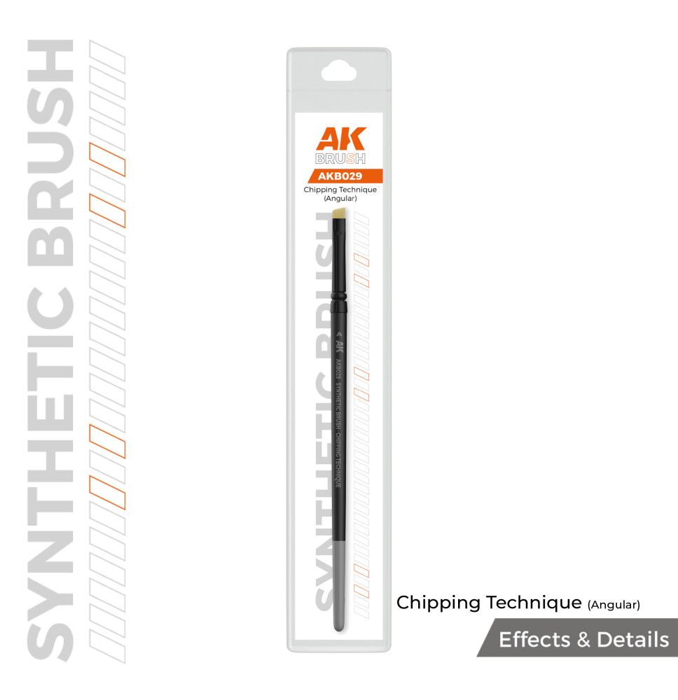 CHIPPING TECHNIQUE (ANGULAR) BRUSH