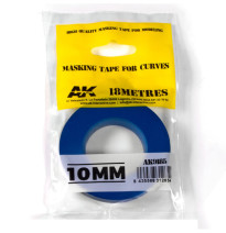 Blue masking Tape for curves 10mm