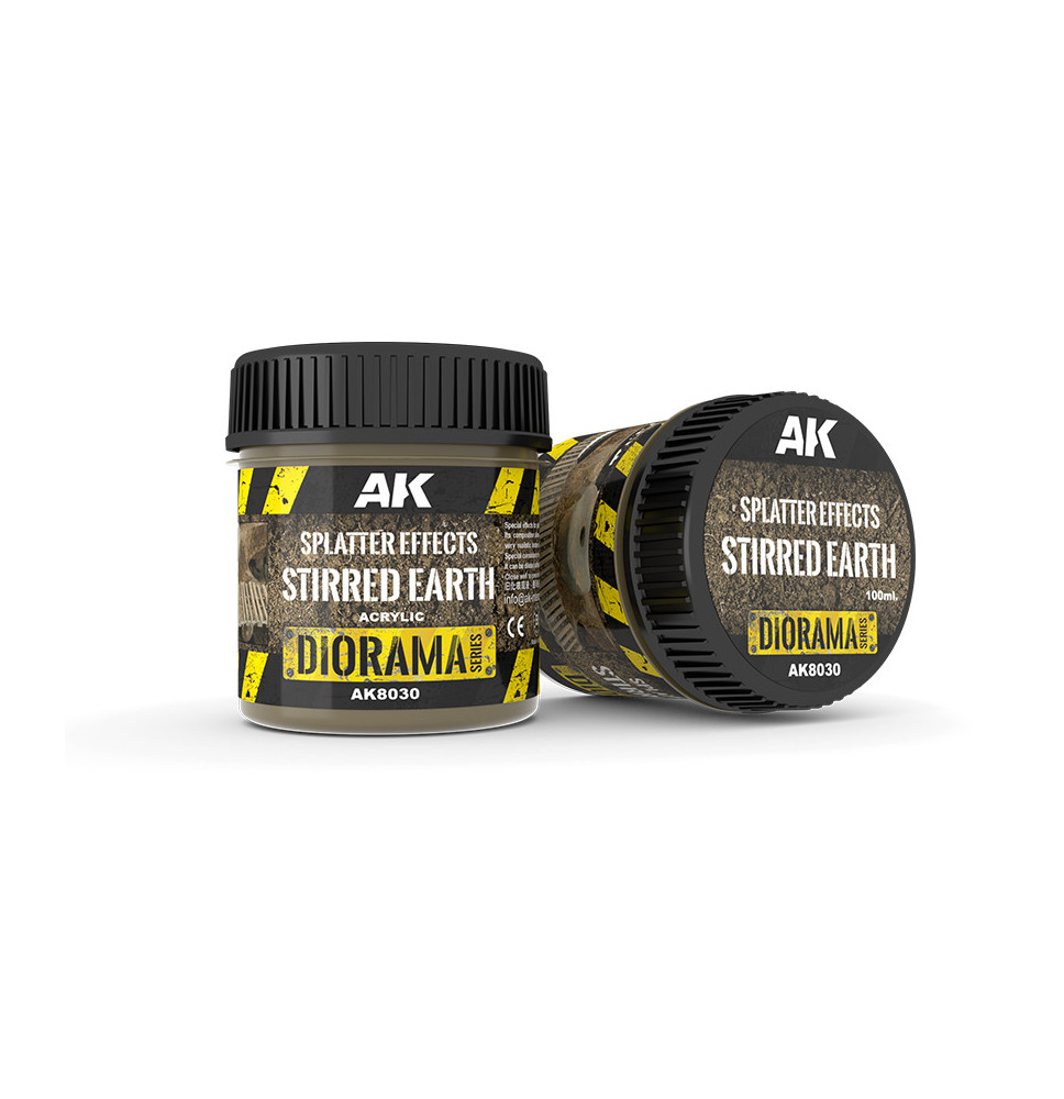 SPLATTER EFFECTS STIRRED EARTH