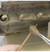 SPLATTER EFFECTS ACCUMULATED DUST