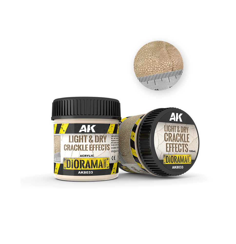 LIGHT & DRY CRACKLE EFFECTS