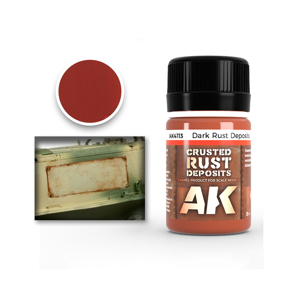 DARK RUST DEPOSIT