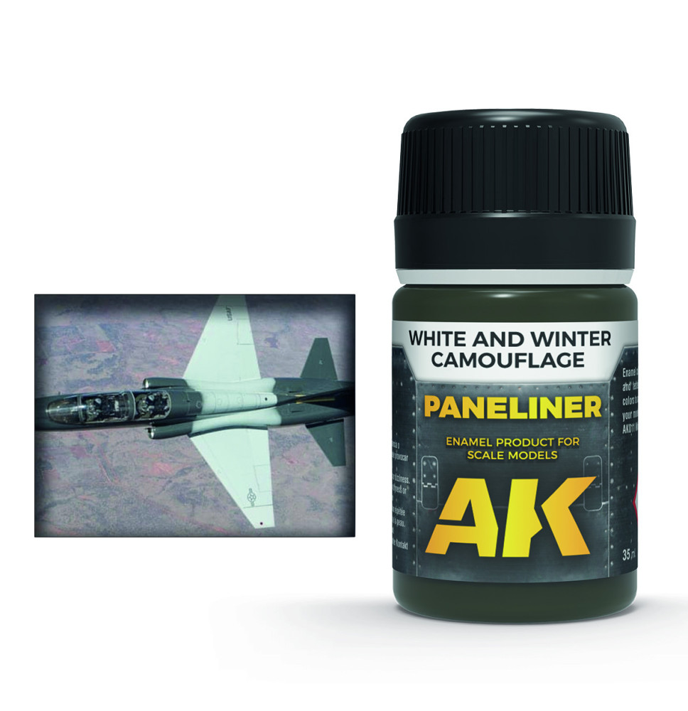 Paneliner for white and winter camouflage