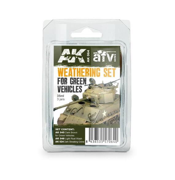 GREEN VEHICLES WEATHERING SET
