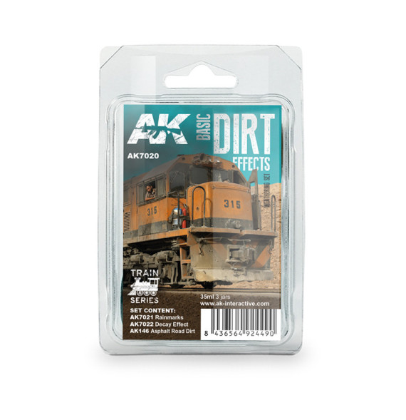 BASIC DIRT EFFECTS WEATHERING SET TRAIN SERIES