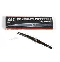 HG ANGLED TWEEZERS 02 (FLAT-END)
