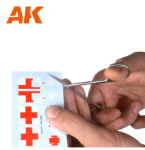 SCISSORS STRAIGHT. (SPECIAL DECALS AND PAPER)