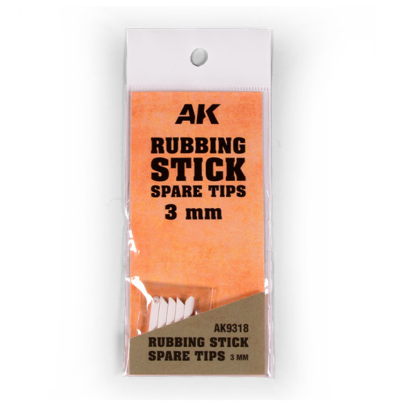 RUBBING STICK SPARE TIPS 3 MM