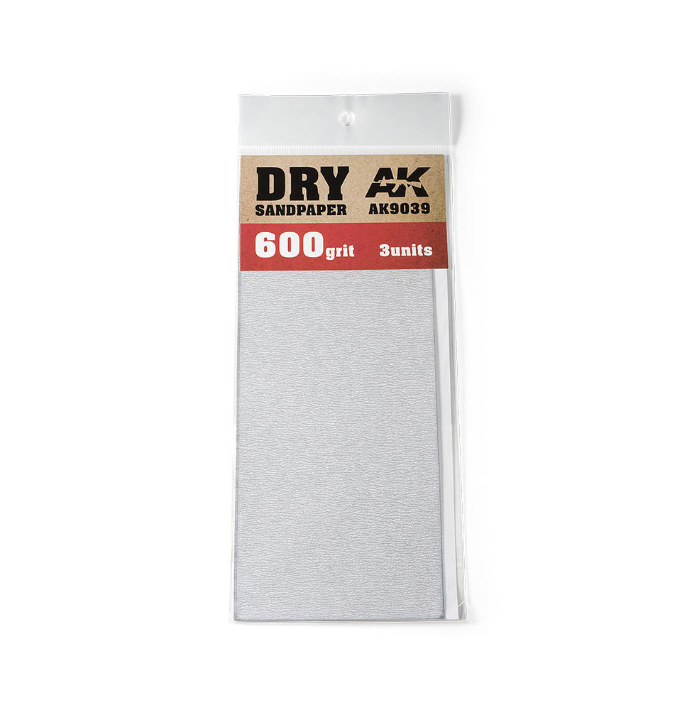 Dry Sandpaper 600 grit
