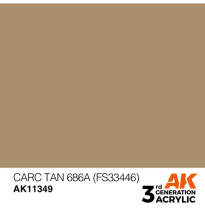 3GEN CARC TAN 686A (FS 33446) - AFV