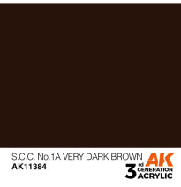 3GEN S.C.C. NO.1A VERY DARK BROWN - AFV