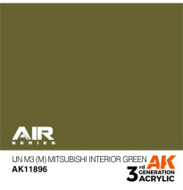 3GEN IJN M3 (M) Mitsubishi Interior Green - AIR