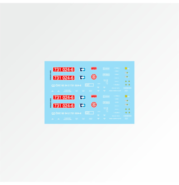 731.024 ČDC červeno-bílý