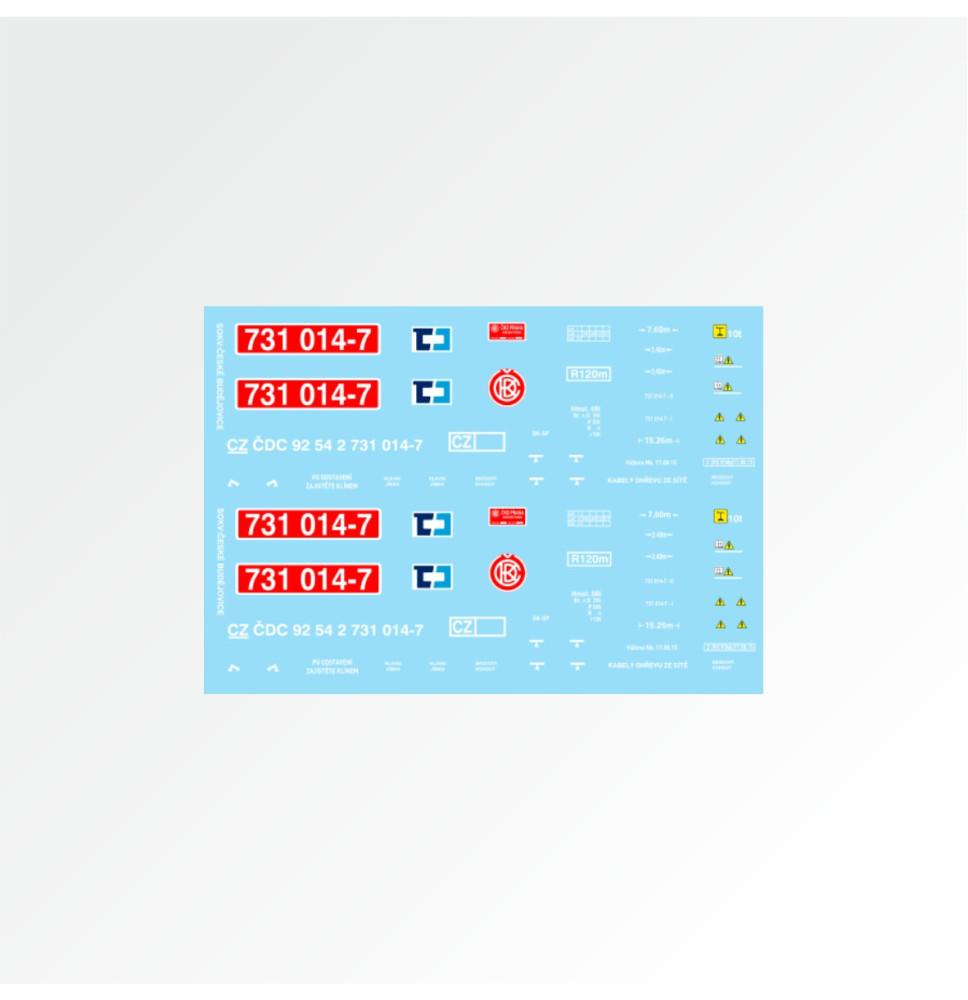 731.014 ČDC červeno-žlutý