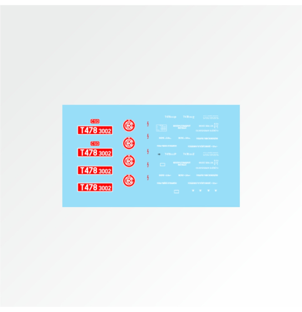 T478.3002 ČSD 60.-70.léta