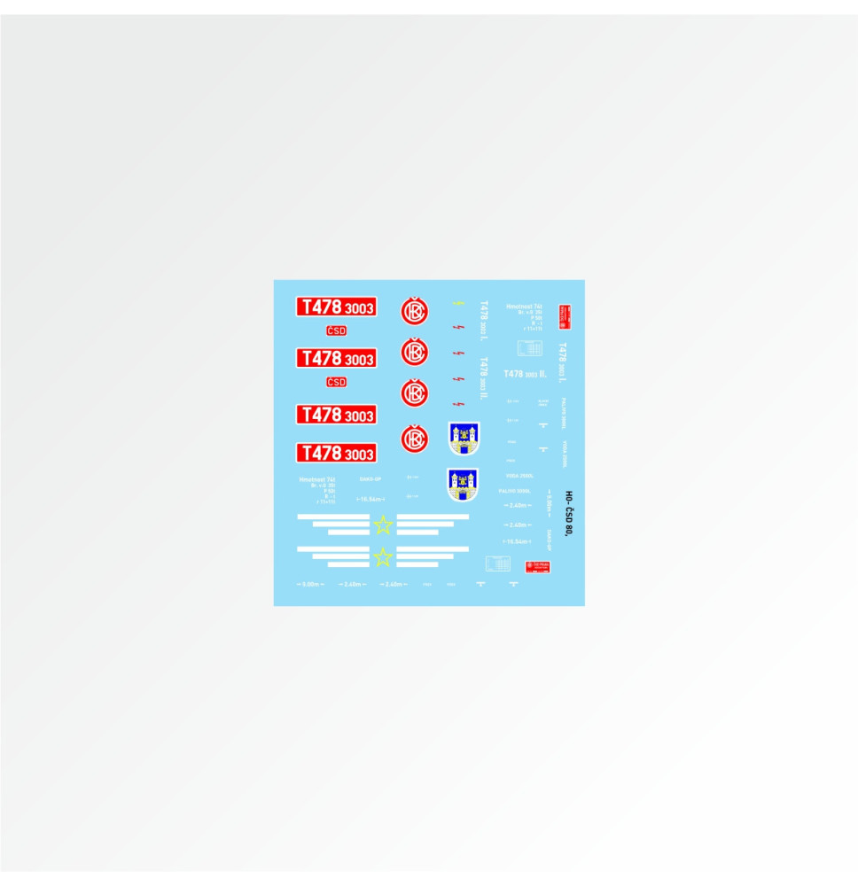 T478.3003 ČSD 80.léta