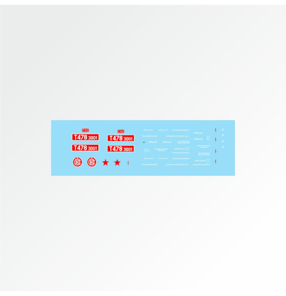 T478.3001 ČSD 60.-70.léta