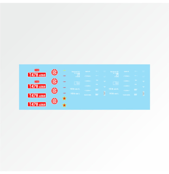T478.4068 ČSD 70.-80.léta