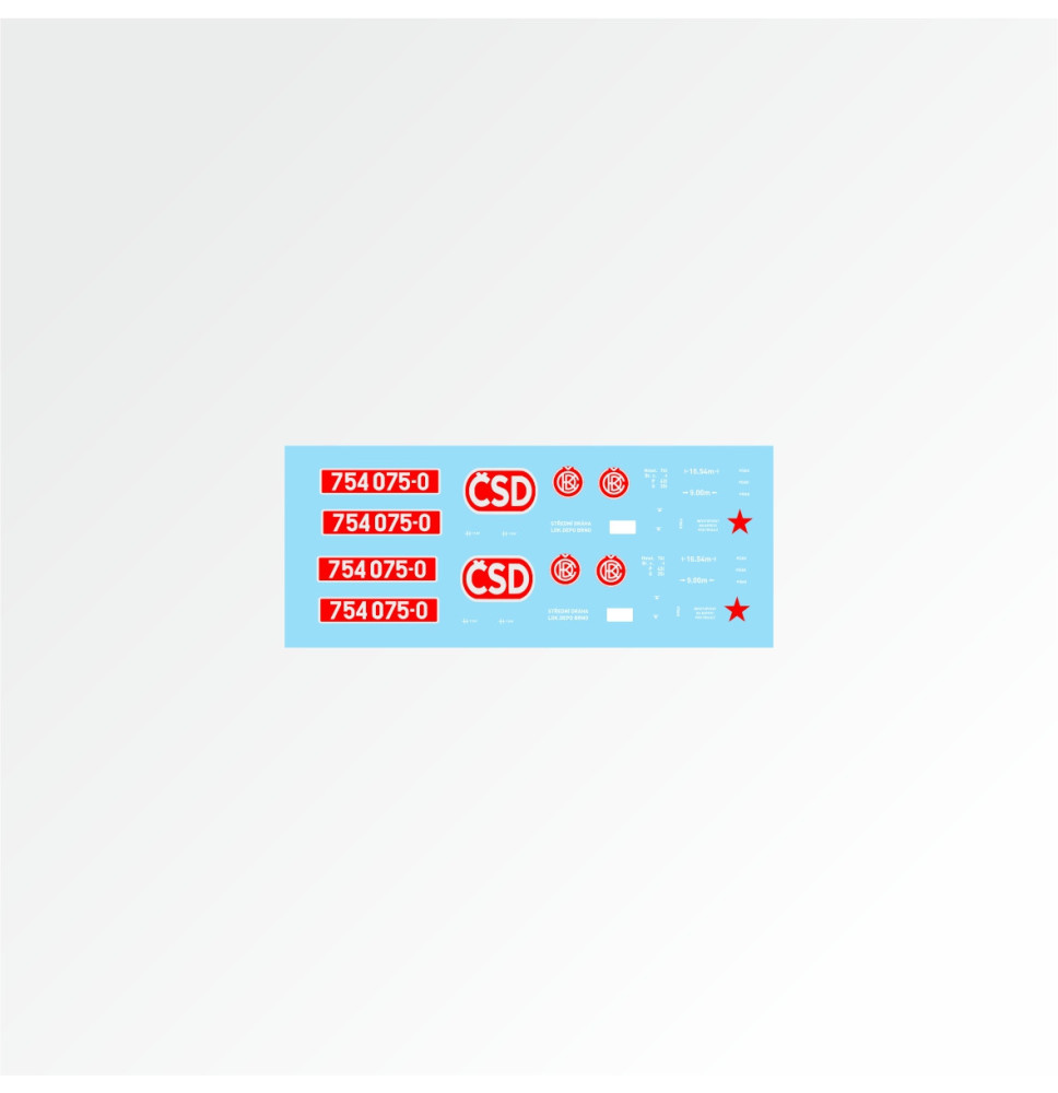 754.075 ČSD 80.léta