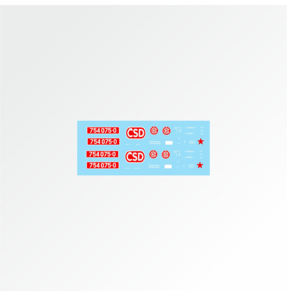 754.075 ČSD 80.léta