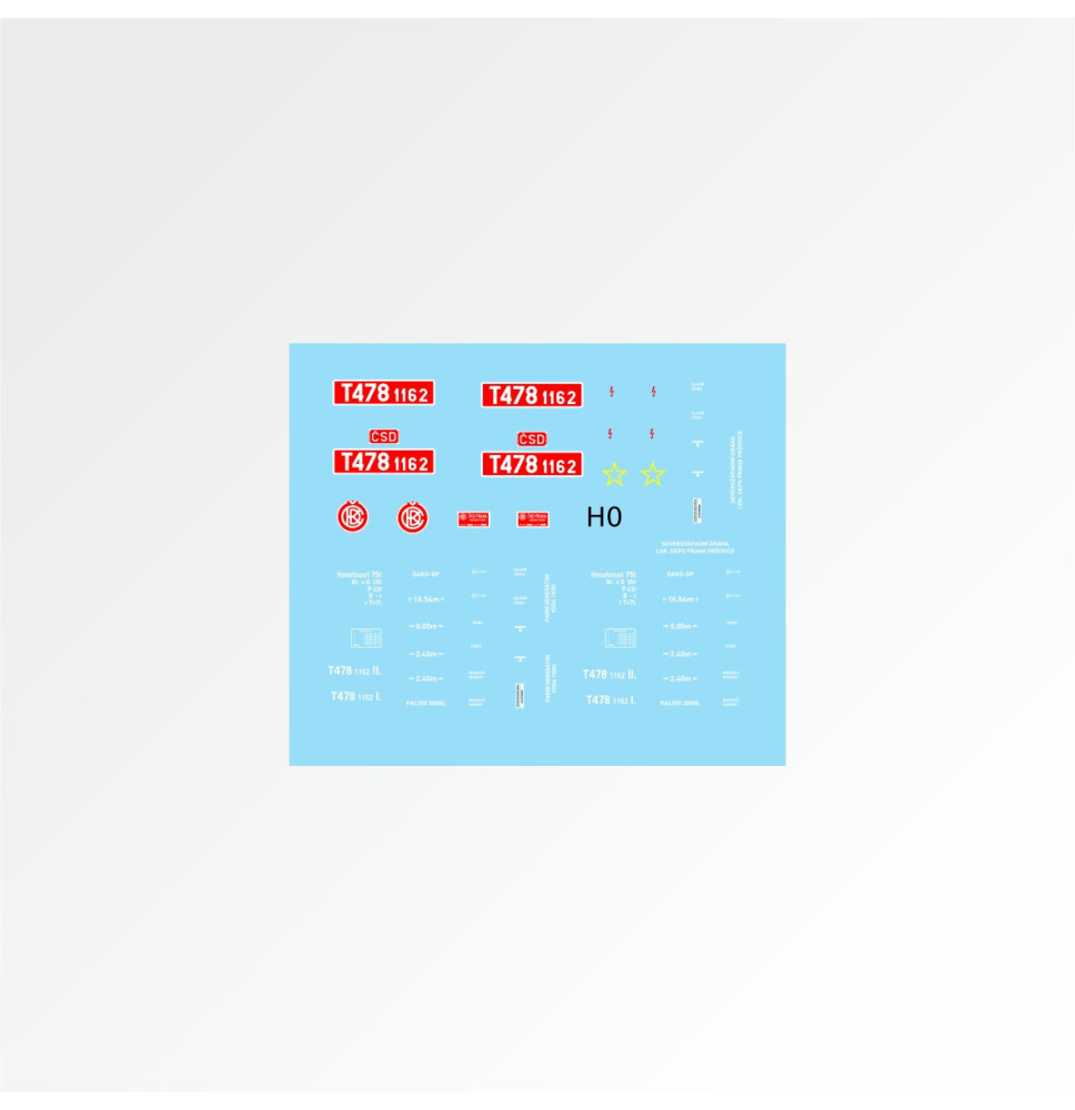 T478.1162 ČSD 70.-80. léta