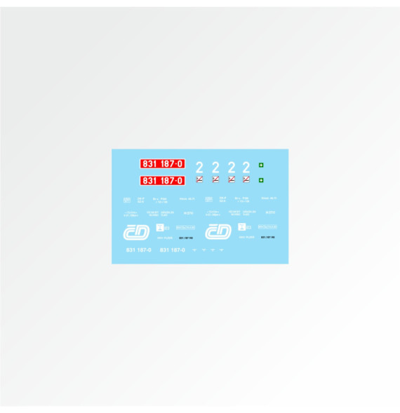 831.187-0 ČD 00.léta