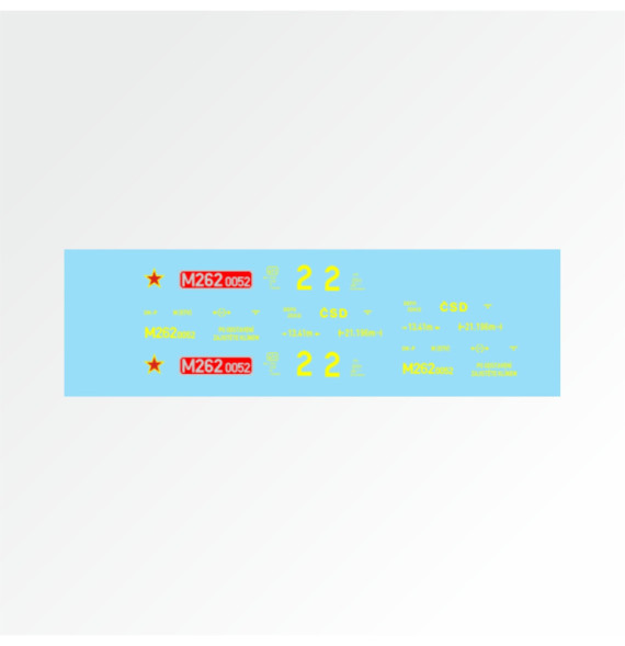 M262.0052 ČSD 70.-80.léta