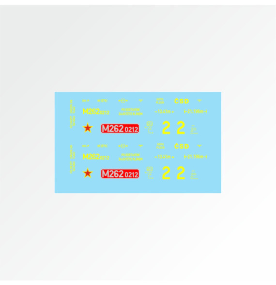 M262.0212 ČSD 70.-80.léta