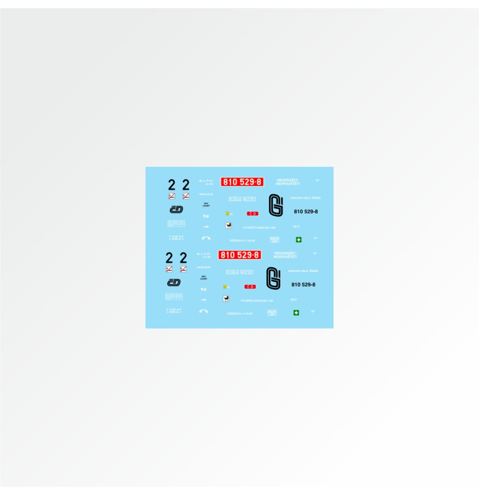 810.529 ČD červená-žlutá