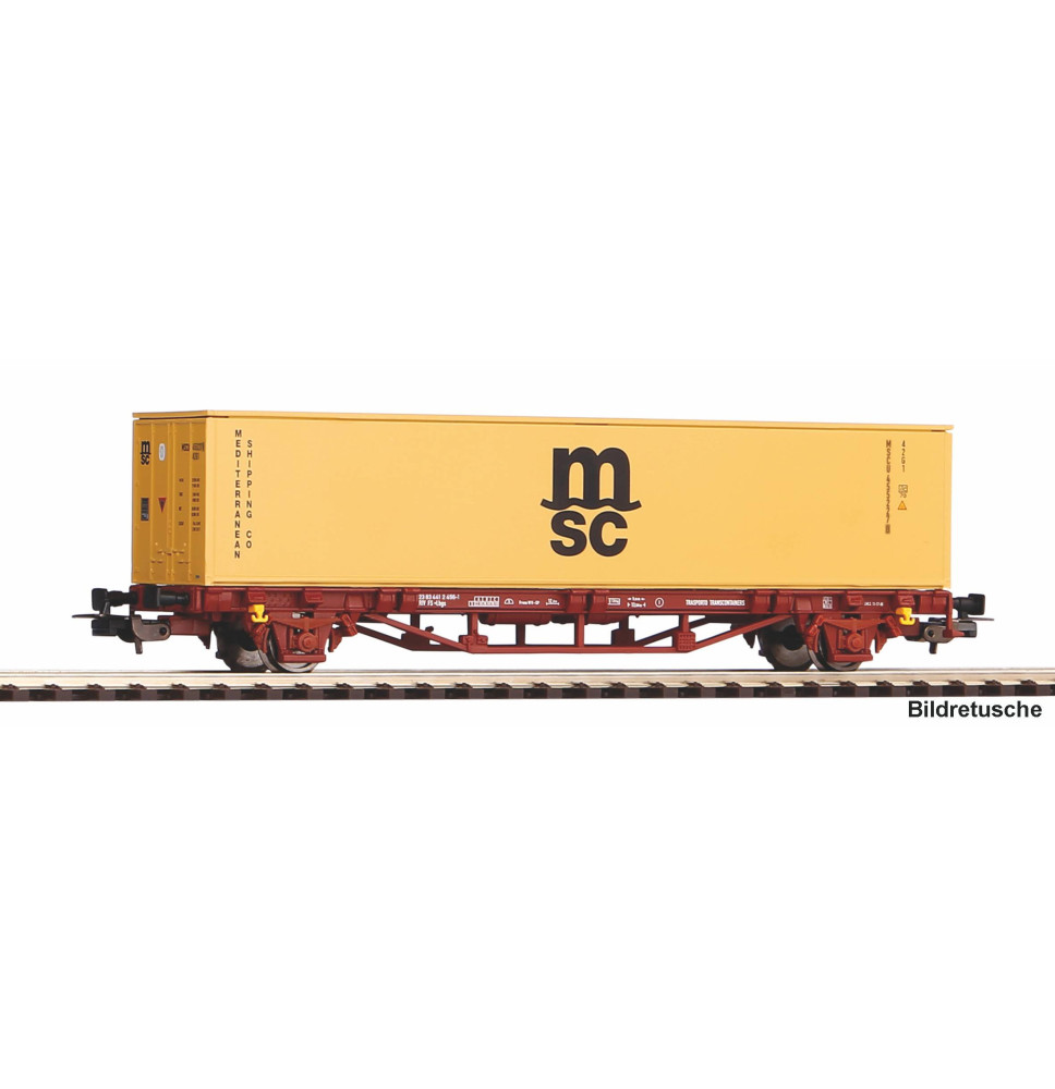 Kontejnerový vůz 1x 40'' MSC Container FS
