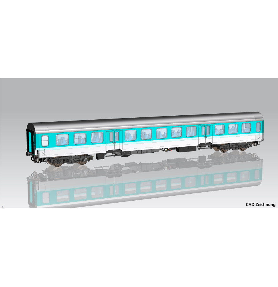 Osobní vůz Halberstadt mintgrün 1./2. třída DB AG