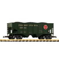 Výsypný vůz PRR ložený uhlím