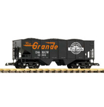 Výsypný vůz D&RGW ložený uhlím
