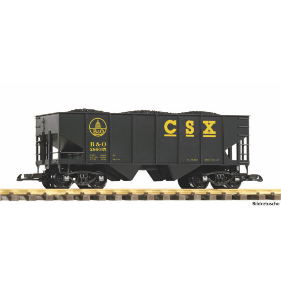 Výsypný vůz CSX-B&O ložený uhlím