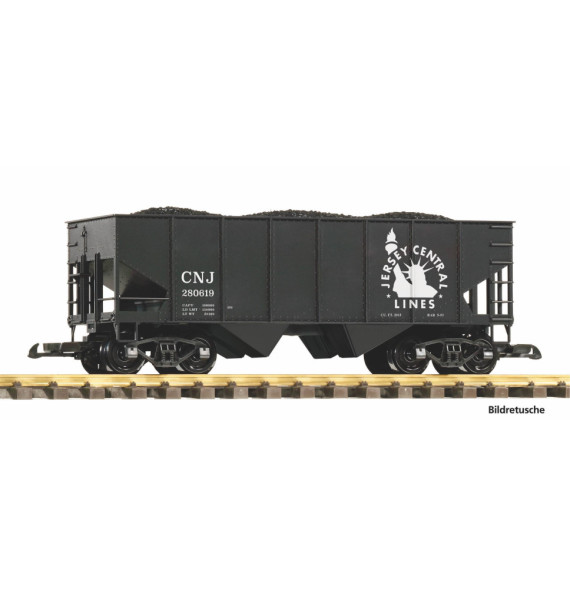 Výsypný vůz CNJ ložený uhlím