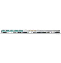 Osobní vůz Silberling 1x Mint + 2x Silber DB AG