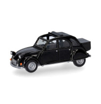 Citroën 2 CV mit Queue schwarz