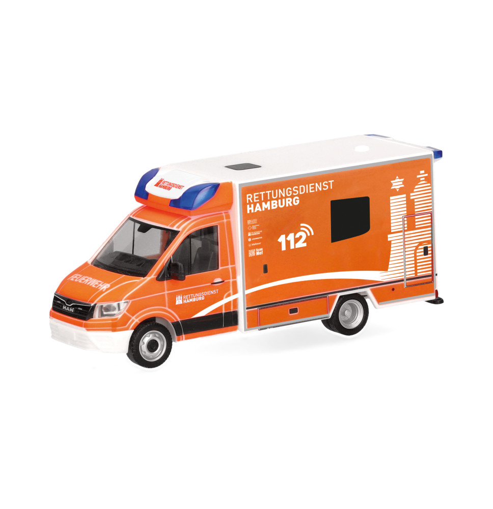 MAN TGE Fahrtec RTW FW Hamburg