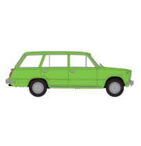 Lada 2102 Kombi in hellgrün