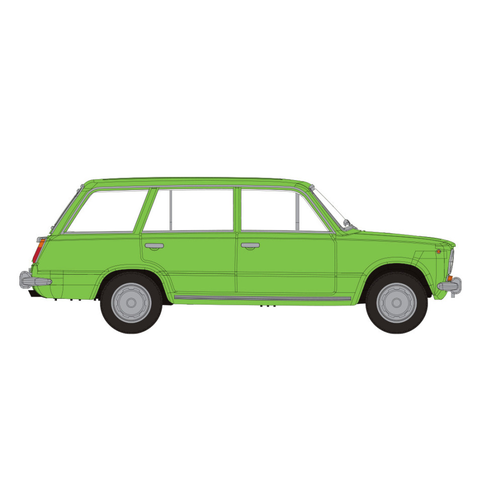 Lada 2102 Kombi in hellgrün