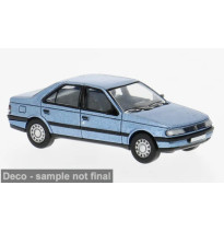 Peugeot 405 in hellblau met