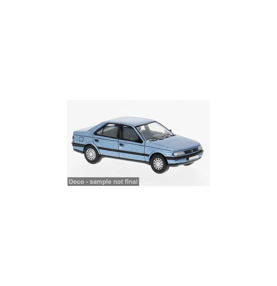 Peugeot 405 in hellblau met