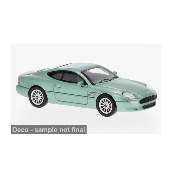 Aston Martin DB7 Coupé in hellgrün met.